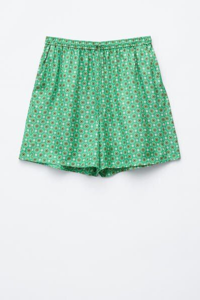 Silk Drawstring Shorts