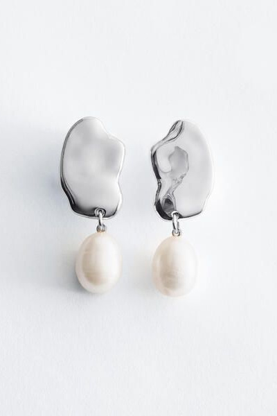 Freshwater Pearl Pendant Earrings