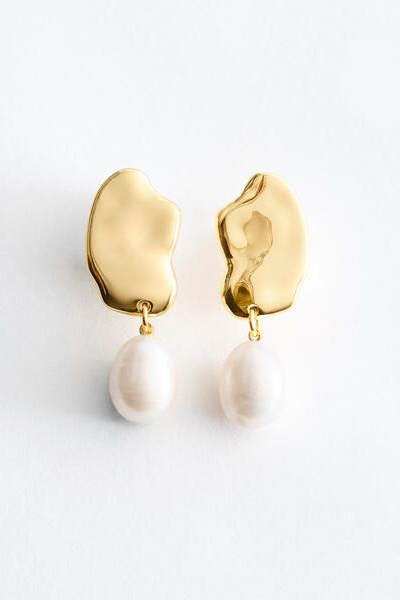 Freshwater Pearl Pendant Earrings
