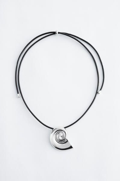 Shell Pendant Cord Necklace